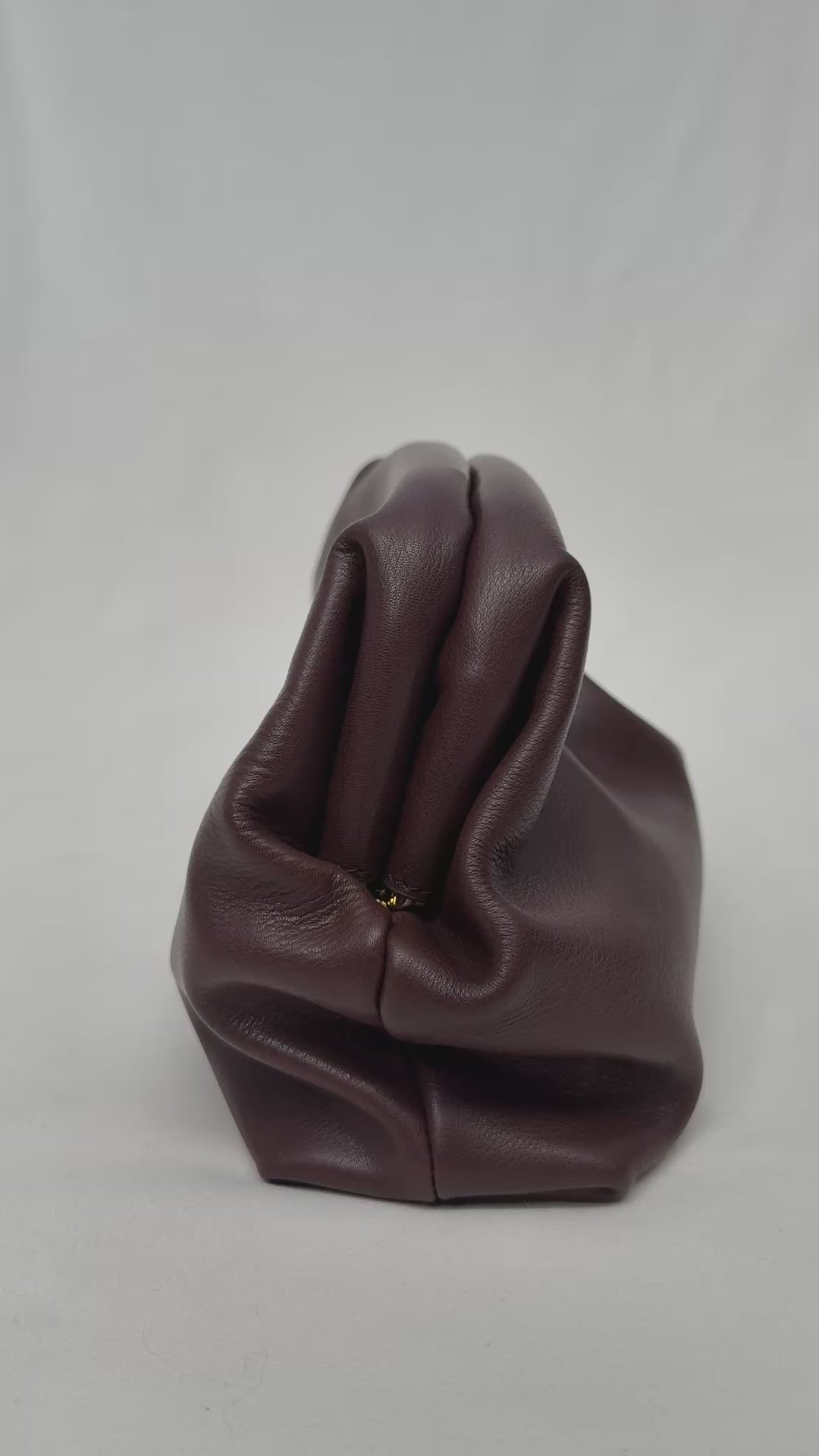 Mira Soft Leather Clutch